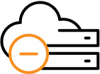 data center decommissioning icon