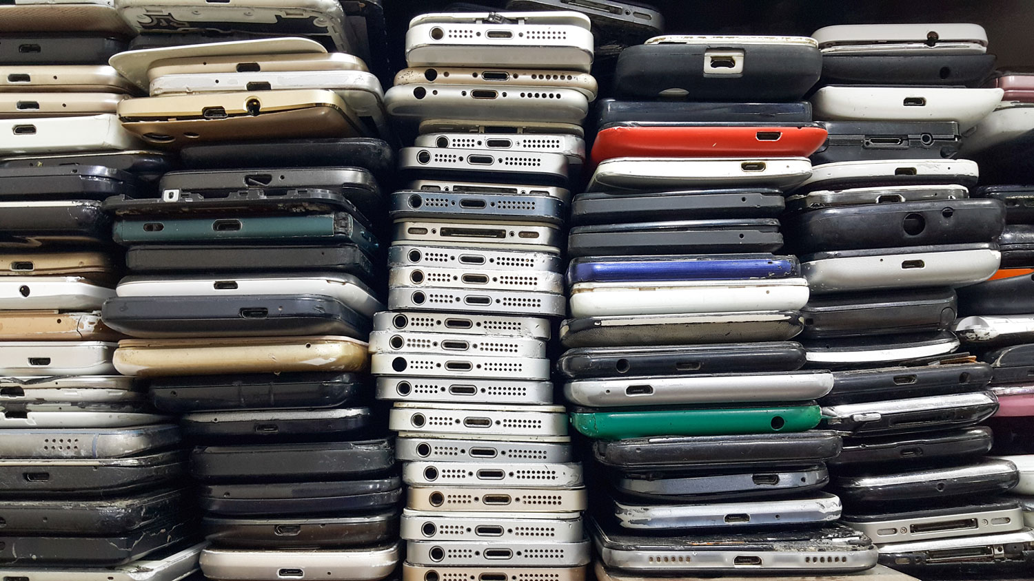 Electronics recycling vs background